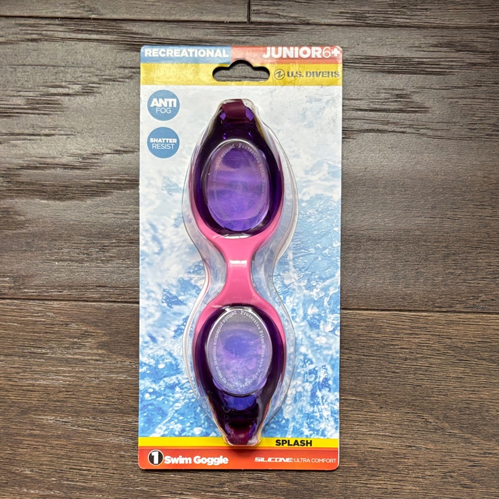 U.S. Divers Splash Swim goggles,anti-fog,UV protection,shatter resistant